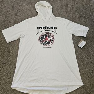 Jordan White Graphic Men's Shirt